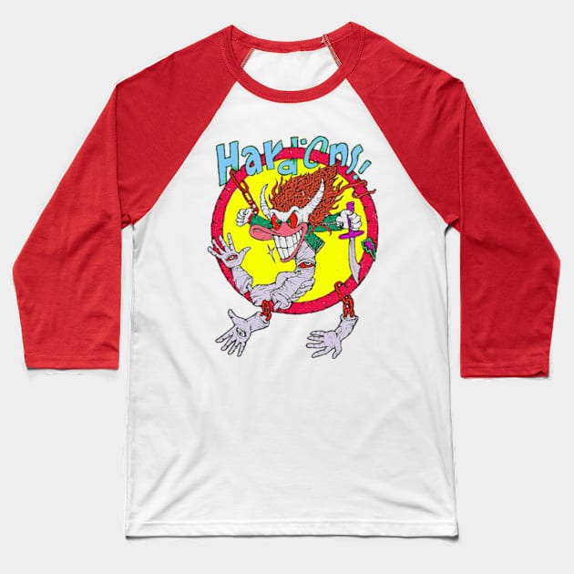 Hard-Ons - Evil duck Baseball T-Shirt by CosmicAngerDesign